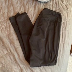 Black ankle leggings